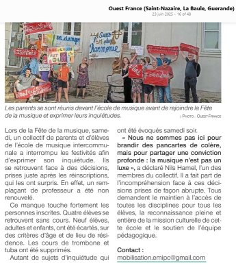article ouest france